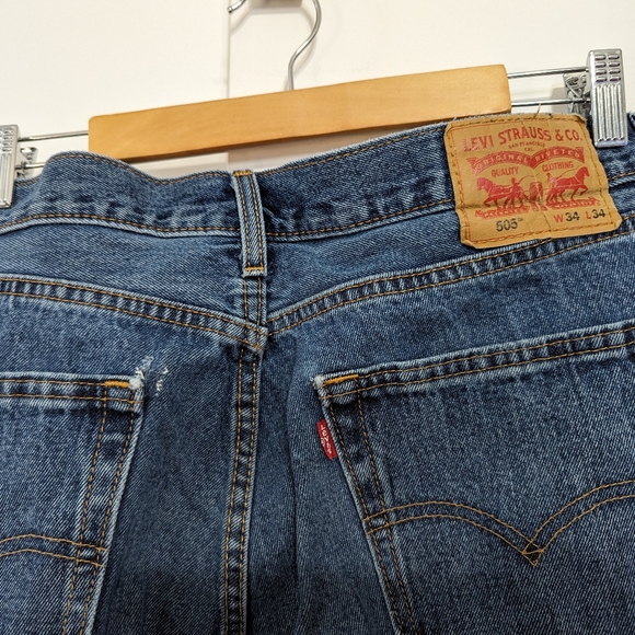 Levi's 503 Men's Jeans Size 34/34 - Picture 4 of 8